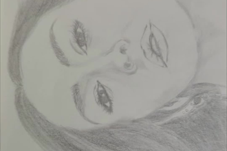 create a realistic pencil sketch portrait drawing from your photo