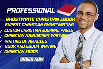 ghostwrite christian book ebook self help nonfiction book writer ghostwriter