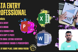 do data entry, copy and paste, b2b emails, web research