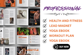 design canva fitness ebook lead magnet health wellness trainer guide diet plan