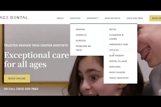 design dental nursing medical hospital website clinic surgeon healthcare website