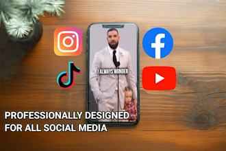 create branded motivational reels for instagram, facebook, youtube and tiktok