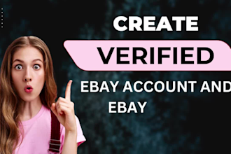 create a fully verified ebay seller account for all country resident