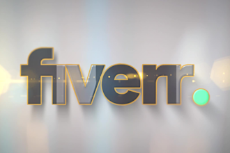 animación de logo con efectos en 3d