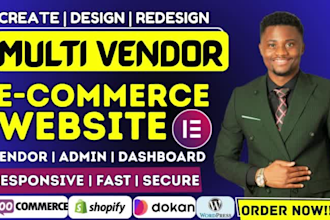 develop woocommerce multi vendor marketplace dokan pro ecommerce website