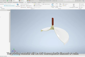 do 3d models for 3d print, 3d luminaire with autodesk inventor