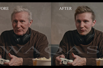do professional skin beauty retouching and vfx like deaging
