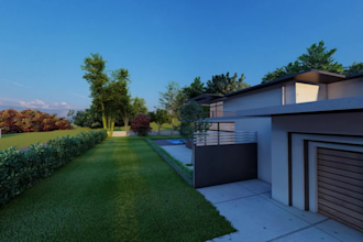 design and render garden,backyard,pool,landscaping,building exterior views