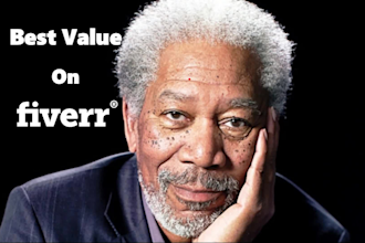 record a perfect morgan freeman voice over