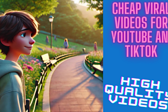 make viral videos for youtube and tiktok