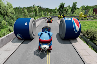 create trending beamng drive video for a youtube channel