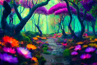 create fantasy meditation music video for youtube channel