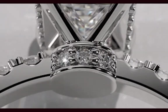 create high end 3d cgi industrial jewelry product animation and rendering