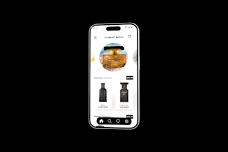design perfume store app