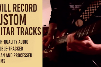 create a guitar track for your song