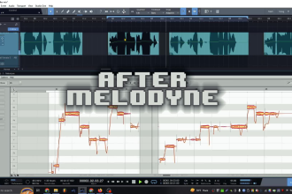 tune and mix your vocals using melodyne or autotune