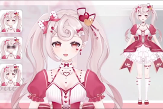 create and rig live 2d vtuber model, 2d vtuber rigging, anime, facerig animation