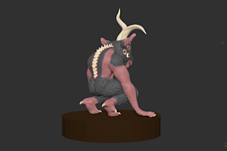 create  miniatures for 3d printing