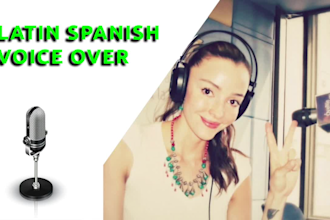 record professional latin spanish voice over