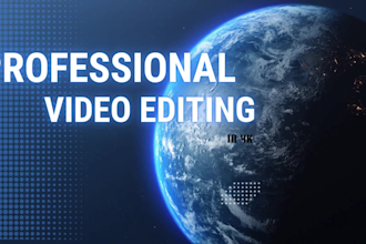 professionally edit your youtube videos