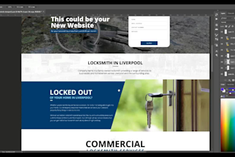 design and develop landing or squeeze page