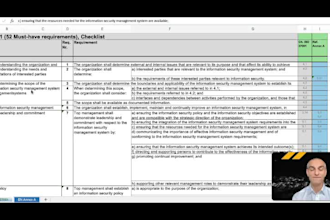 provide an iso27001 checklist for easier certification