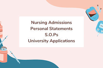 proofread and edit your nursing and medical school personal statement