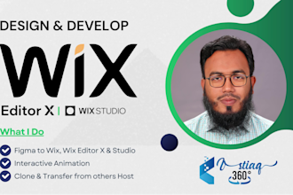 design wix or redesign a wix website design or wix online store