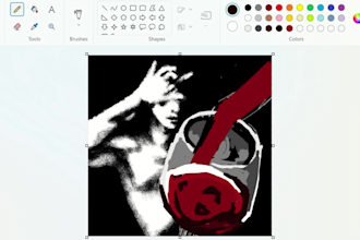 draw oc and fanarts in any style on mspaint