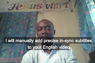 add english subtitles, captions to your videos