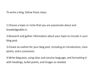 write a finance,business or tech blog or article
