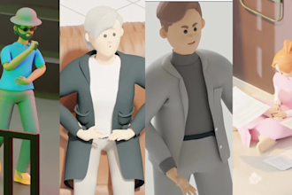 do 3d animated explainer video map animation 3d explainer video character vide0