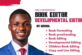 do developmental editing for non fiction self help book proofread edit memoir
