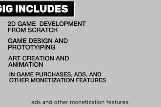develop 2d games in unity 2d for android, ios, and PC