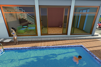 3d visualization elevation floor plan walkthrough video