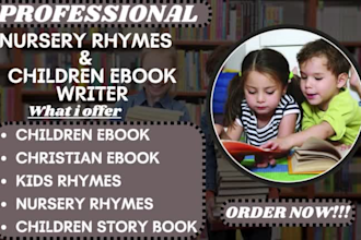 ghost write children ebook, do children storybook kids rhyme