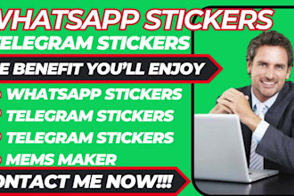 make animated stickers for whatsapp and telegram