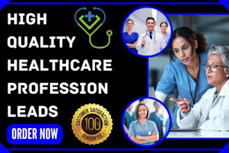 generate medical doctor dentist chiropractic healthcare hospital pharmacy leads