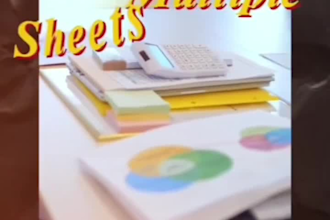 clean, format, merge, split excel data