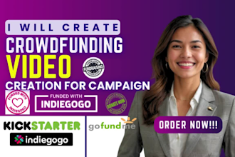 create crowdfunding video on gofundme campaign indiegogo fundraising kickstarter