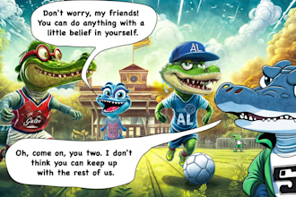 do ai based illustrations and text for children books