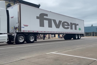 make logistic truck video stock footage video