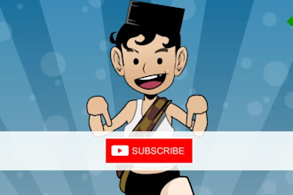 create cartoon animation with custom drawn characters