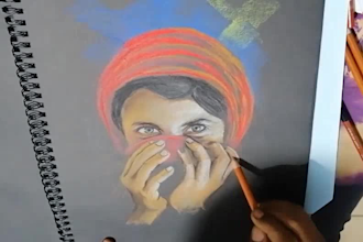 paint a very realistic oil painting of your concepts
