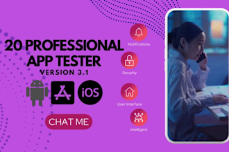 provide google play testers 20 testers for user testing app reviews qa testing