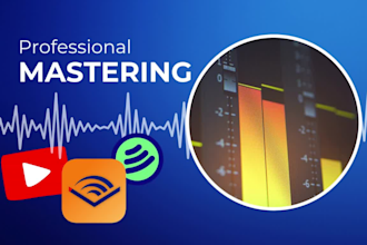 master your audio files for podcasts, audiobooks, youtube