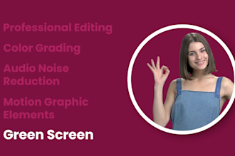 do elearning video editing for zoom, online course, webinar
