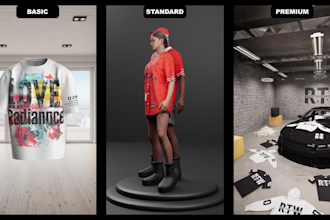 create 3d clothing animations for your brand