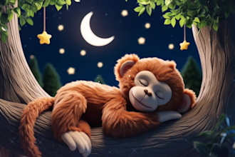 create 8 hours lullaby music videos for youtube channel