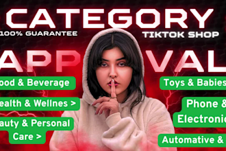 do tiktok shop category approval, unlock restricted category